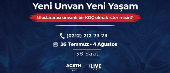 ICF Unvanlı Profesyonel Koçluk Programı