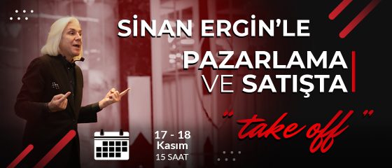 Sinan Ergin’le Pazarlama ve Satışta Take Off – İstanbul