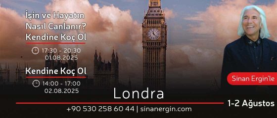 İşin ve Hayatın Nasıl Canlanır? Kendine Koç Ol & Kendi Markanı Yarat – LONDRA