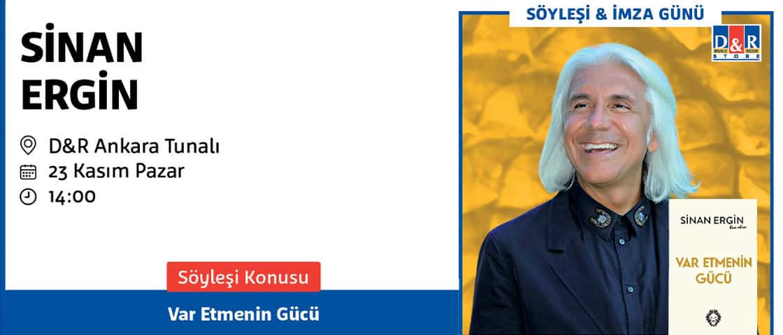 Sinan Ergin'le Söyleşi & İmza Günü
